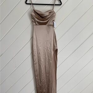 Windsor Satin Slip Formal Prom Dress